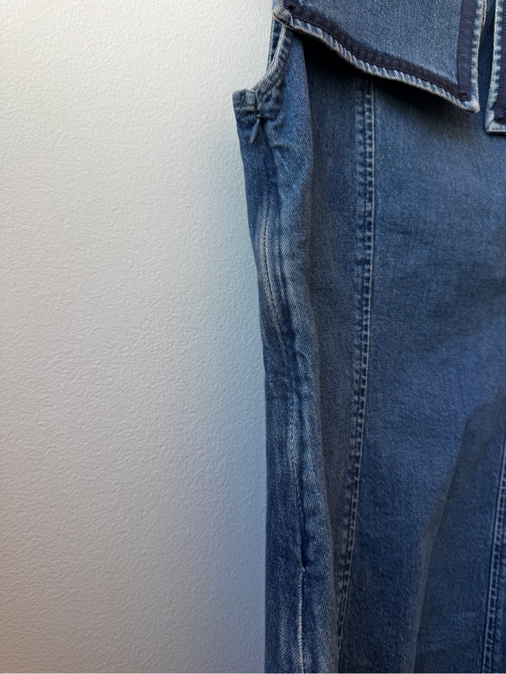 Gap × DÔEN Denim Sailor Mini Dress NEW - Picture 11 of 11